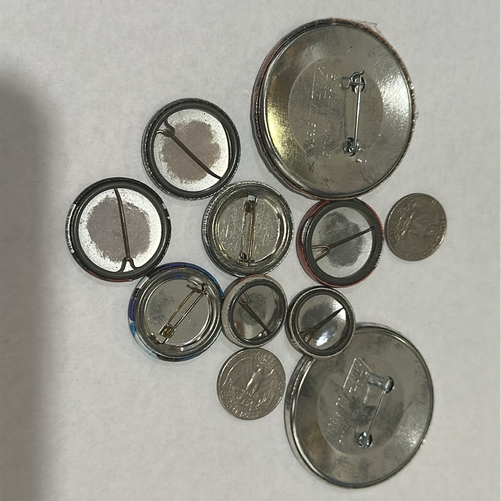 Retro Music Band Button Set - Multicolor - Picture 2 of 6
